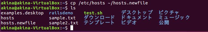 /etc/hosts/ ~/hosts.newfile