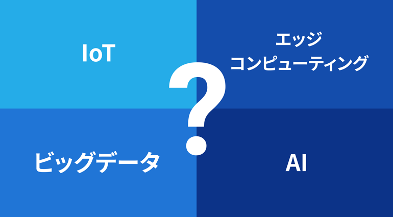 IoT、エッジコンピューティング、ビッグデータ、AIについて