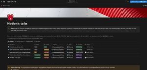 notionでデータベースのようなものを作る