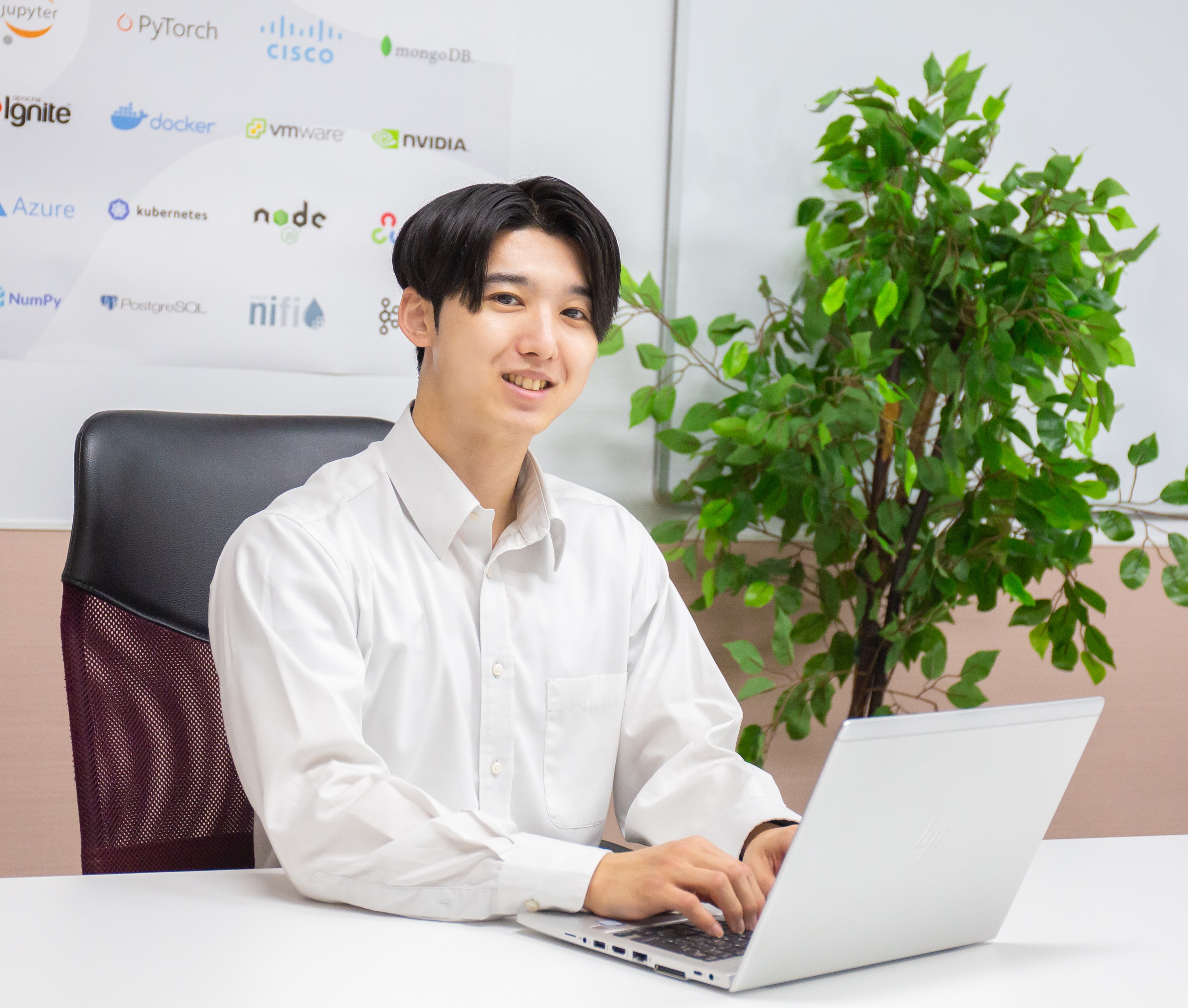 engineer-interview-employee-1-3 portrait of company engineer for employee interview sharing self introduction and project experience